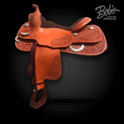 Duane Latimer 536 premium western saddle crafted for rider comfort and performance.